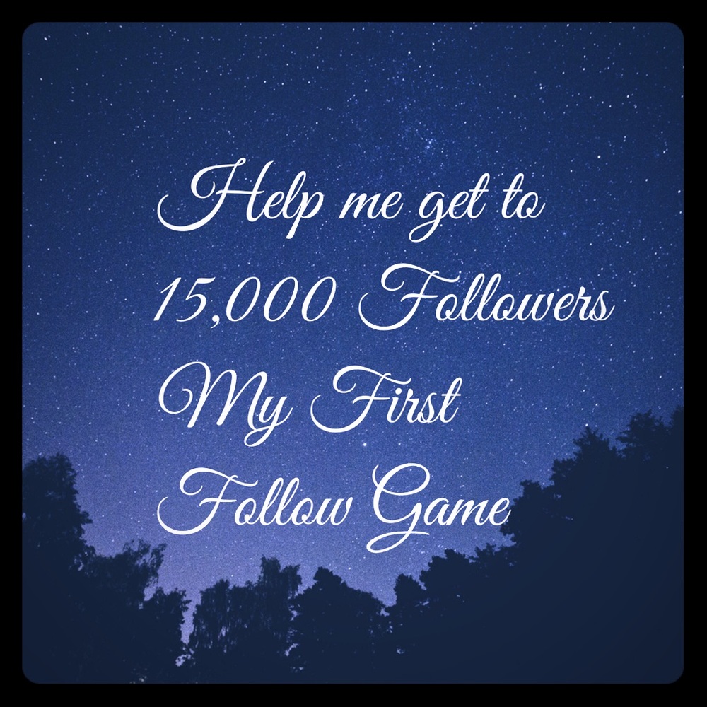 Follow the gems. Made it to 15k🎉 keep going! ❤️